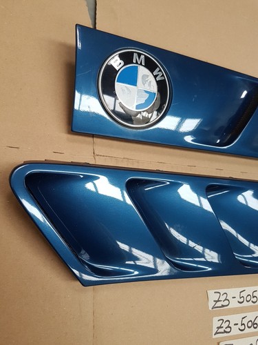 BMW Z3 Roadster Lufteinlass Ki​emen Ziergitter Motorhaube Topas blau ABHOLUNG