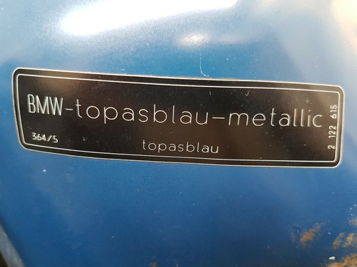 BMW Z3 Roadster Lufteinlass Ki​emen Ziergitter Motorhaube Topas blau ABHOLUNG