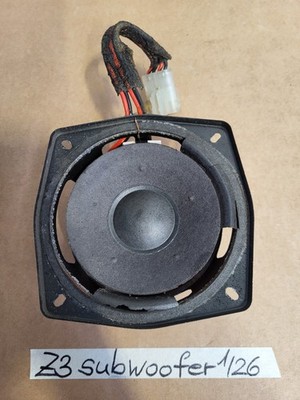 BMW Z3 Roadster Staufach Box Deckel Macke Subwoofer 8386456 Sound System HINTEN