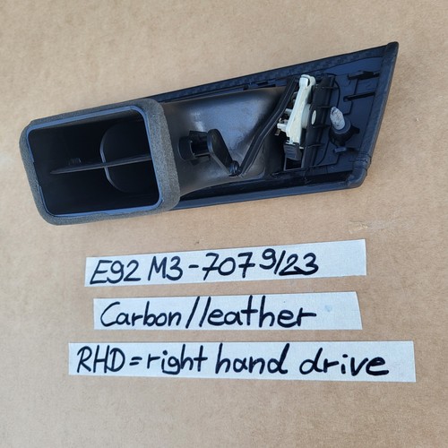 BMW E92 E93 M3 Leather Carbon Dashbord Interior Trim 8036708 RHD ABHOLUNG 