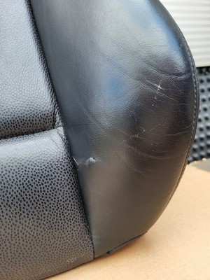 BMW Z3 Roadster Fahrer Sitz Oberteil  Leder Dot schwarz Rücken Lehne LINKS