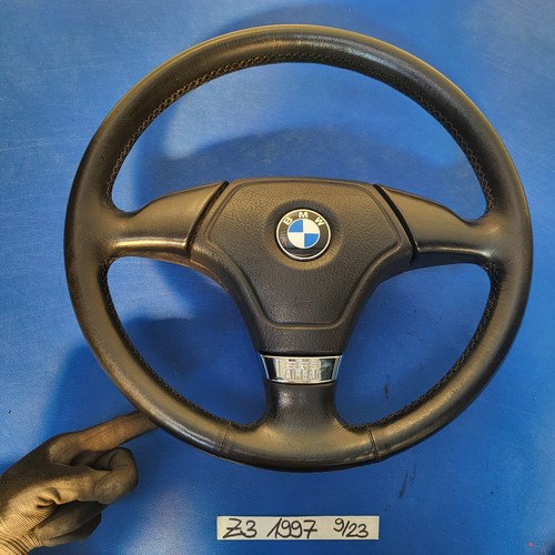 BMW E31 E34 E36 E39 Z3 Lenkrad 1093354 Leder Lenker schwarz + Fahrer-Airbagmodul