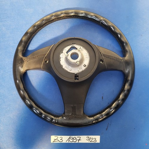 BMW E31 E34 E36 E39 Z3 Lenkrad 1093354 Leder Lenker schwarz + Fahrer-Airbagmodul