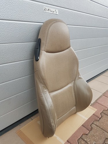 BMW Z3 Beifahrer Sport Sitz Oberteil Leder beige Rückenlehne mit Sitzheizung 