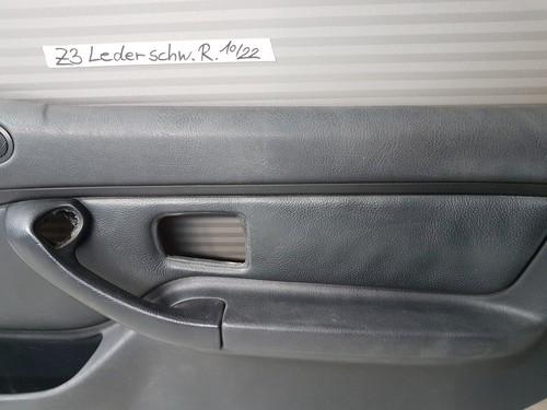 BMW Z3 Roadster Türverkleidung RECHTS Leder schwarz Beifahrer Seite mit Griff