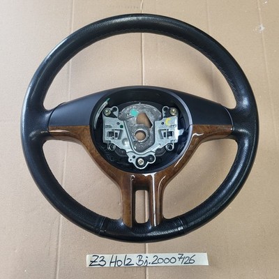 BMW Z3  Facelift + E46 + E39 Sportlenkrad Leder Lenker Sport Lenkrad Holz Spange