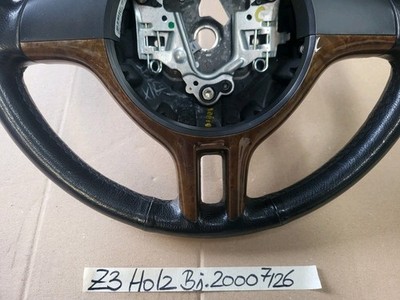BMW Z3  Facelift + E46 + E39 Sportlenkrad Leder Lenker Sport Lenkrad Holz Spange