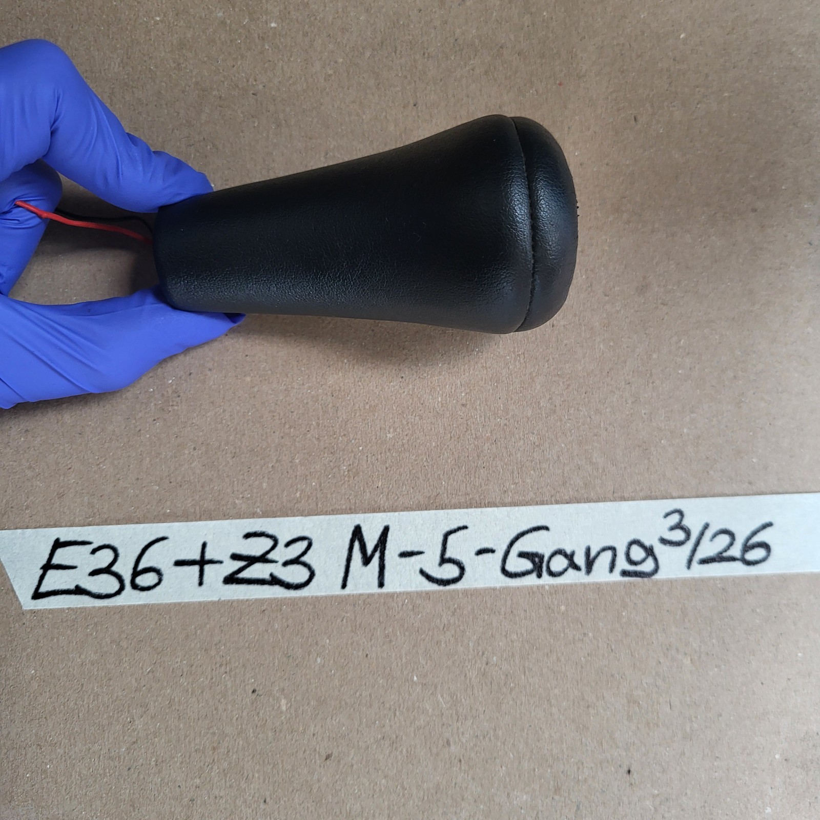 BMW E36 Z3 M3 Schaltknauf 5 Gang Sport Schaltung Gangwahl Schalter Leder