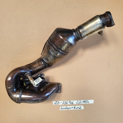 BMW Z3 Katalysator hinten Abgas Krümmer kurz 7516736 Auspuff M54 Motor 2,2i
