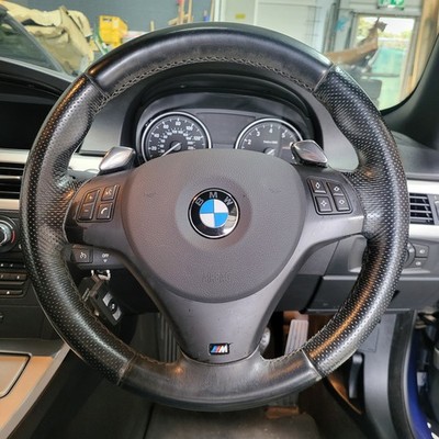 BMW E90 E91 E92 E93 E82 E87 MFL Lenkrad  Multifunktion Leder Lenker Schaltwippen