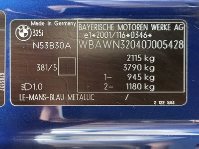 BMW 3er E92 E93 Motorhaube Frontklappe Haube Le-Mans Blau Metallic ABHOLUNG