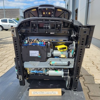 BMW E92 E93 Fahrer Sport Sitz elektrisch Leder schwarz + Sitzheizung ABHOLUNG