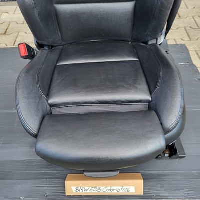 BMW E92 E93 Fahrer Sport Sitz elektrisch Leder schwarz + Sitzheizung ABHOLUNG