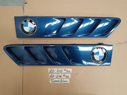 BMW Z3 Roadster Lufteinlass Ki​emen Ziergitter Motorhaube Blau rechts links