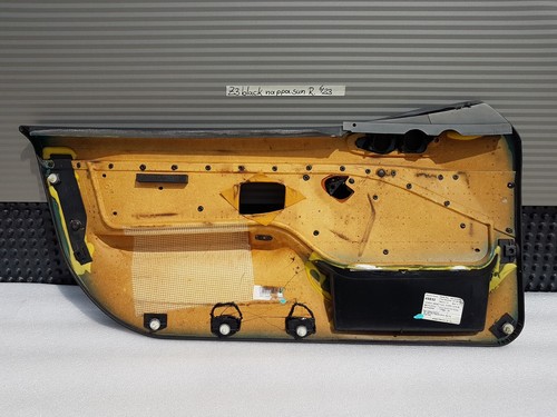 BMW Z3 Roadster Tür Verkleidung Türtafel Leder schwarz gelb nappa sun mit Griff
