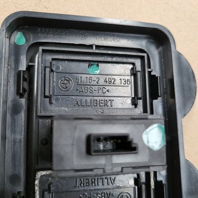 BMW Z3 Schalter Rahmen 8399321   Abdeckung 2492136 Blindstopfen Alarm 8357417