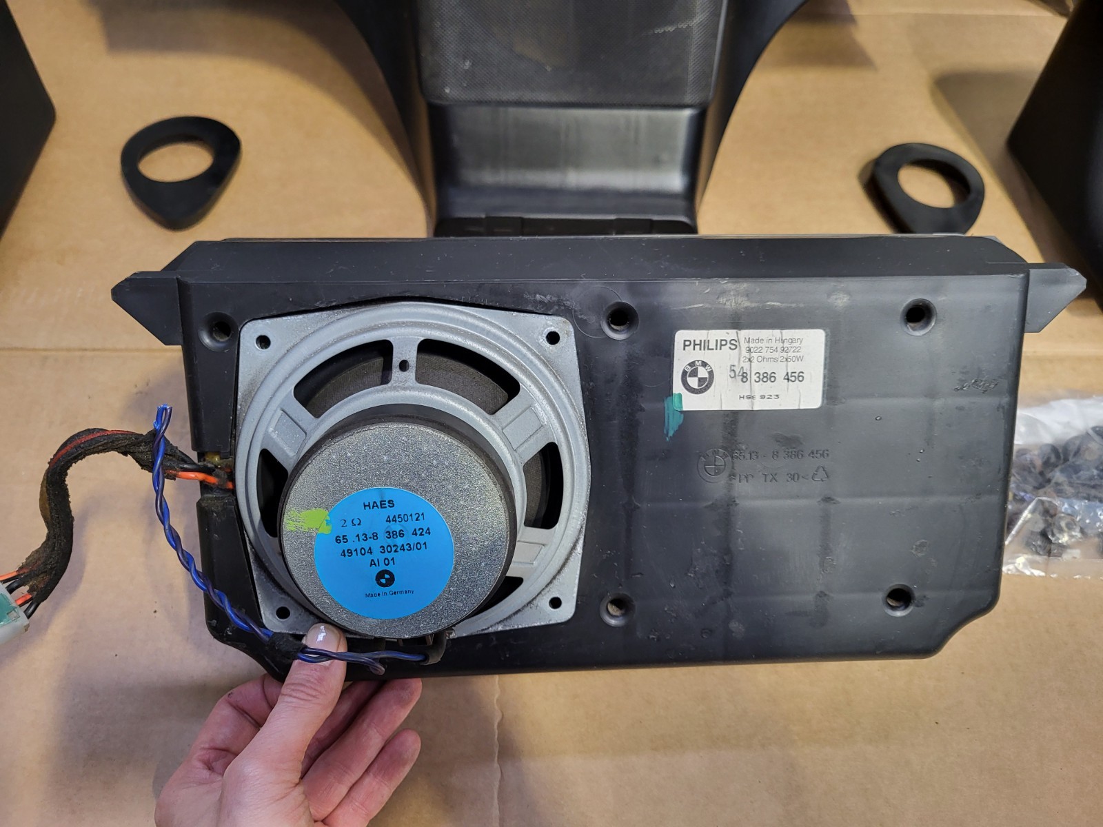 BMW Z3 Roadster Subwoofer Staufach Set Box Deckel Überrollbügel Verkleidungen 