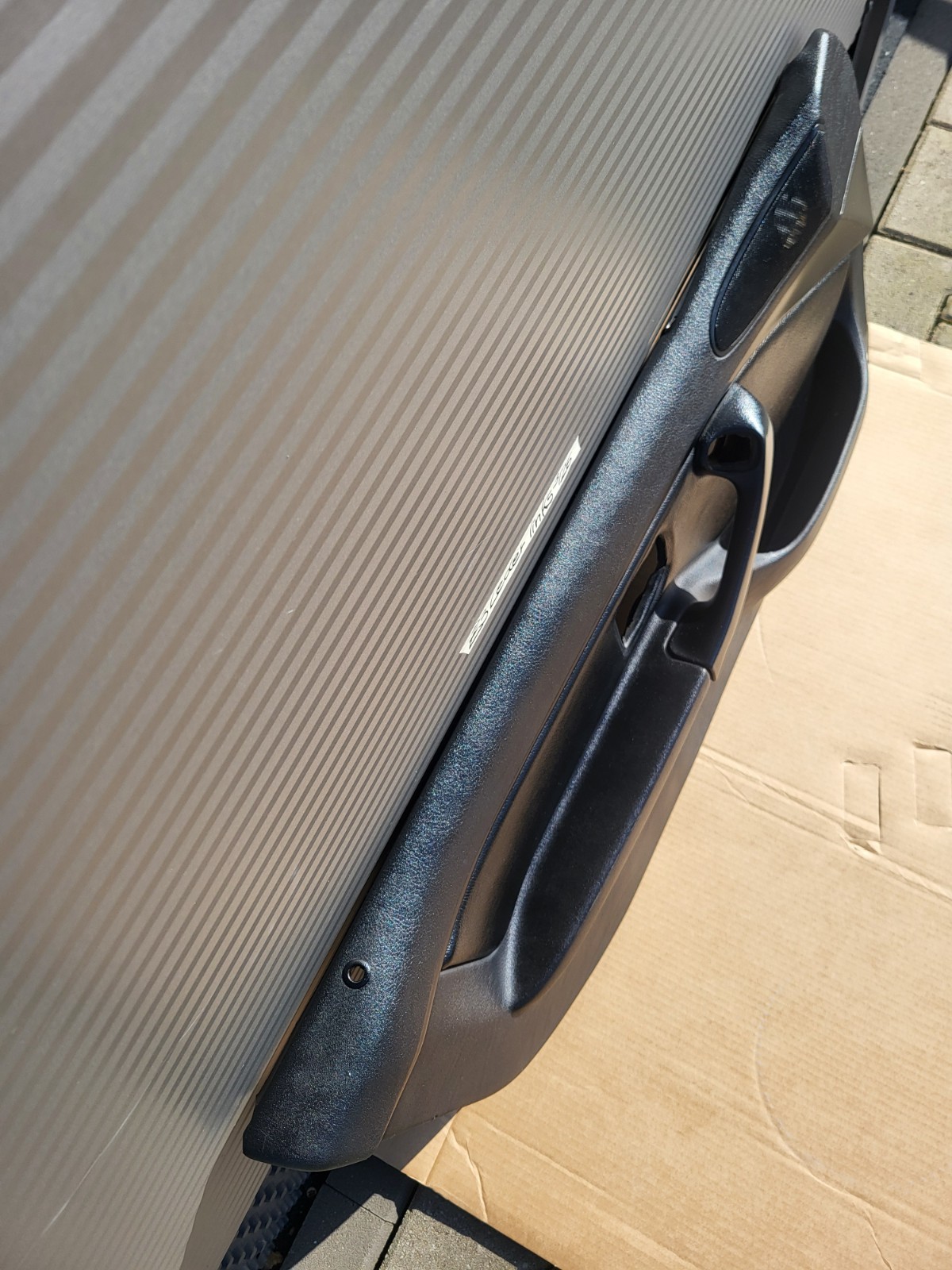 BMW Z3 Roadster Coupe Tür Verkleidung Türtafel Leder Schwarz LINKS + Tür Griff
