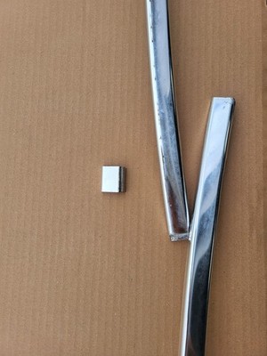 BMW Z3 Roadster Chrom Rahmen Frontscheibe Oben Außen Silber RECHTS  LINKS