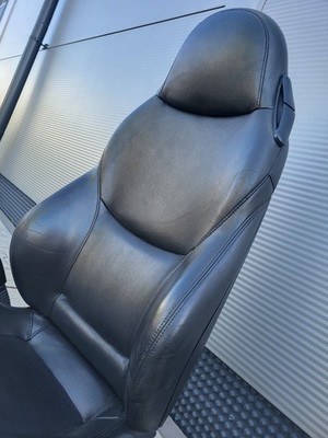 BMW Z3 Fahrer Sport Sitz Oberteil Leder Schwarz Rückenlehne Sitzheizung ABHOLUNG