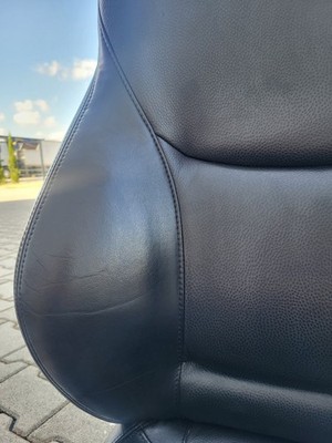 BMW Z3 Fahrer Sport Sitz Oberteil Leder Schwarz Rückenlehne Sitzheizung ABHOLUNG